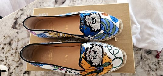 Christian Louboutin Satin Espadrilles