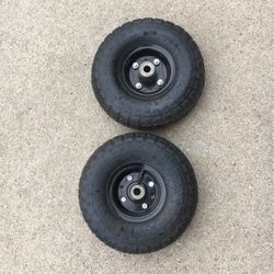 4.10/3.50-4 Tires On Wheels With Bearings