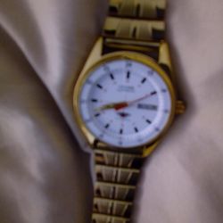 Citizen Gold Plated Watch In New Condition Automatic, With Original Watch Box 