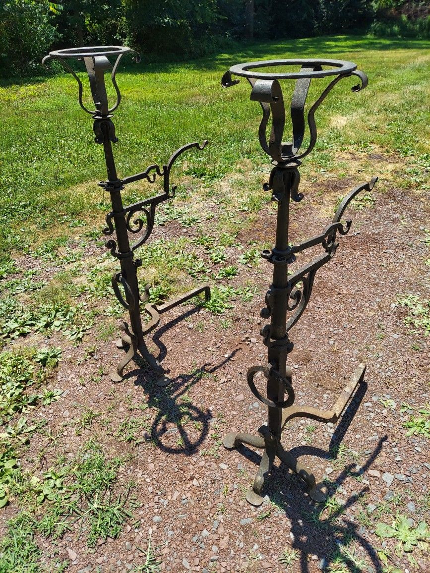 Walk In Fireplace Andirons