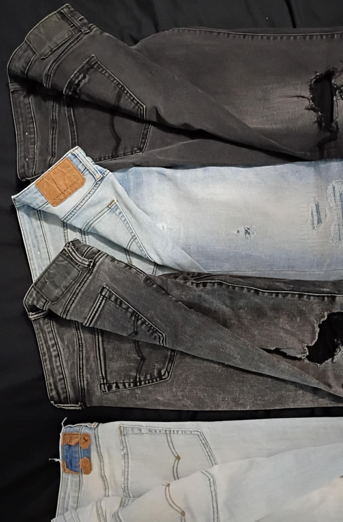 10 Pairs Of Jeans, 3 Hoodies, 1 Pair Of Shorts