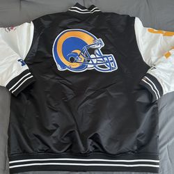 Los Angeles Rams Mitchell & Ness Jacket Size XXL