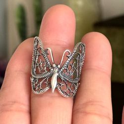 Butterfly 🦋 925 Sterling Silver Ring 💍 size 11