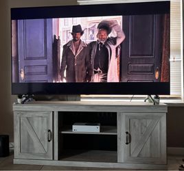 75” TV And TV Stand