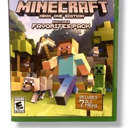 Minecraft: Xbox One Edition Favorites Pack Edition CIB  - Good Condition