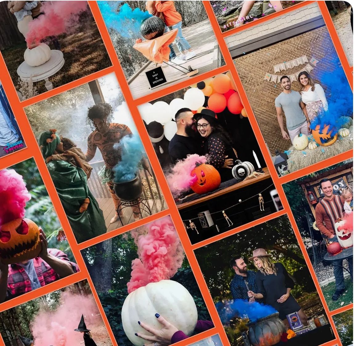 Gender reveal Smoke Bombs