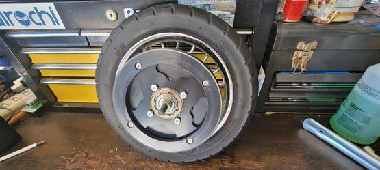 Razor Pocket Mod Moped Mx350 Sx350 Rear Wheel With Sprocket, Tire And Freewheel