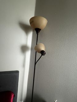 Torchiere Floor Lamp with Adjustable Reading Light