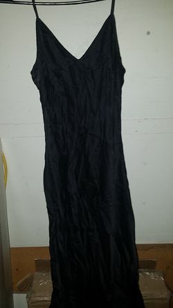 DKNY BLACK SLIP DRESS 100% SILK