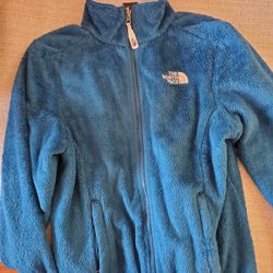 Womens North face extra smalle fuzzy jacket