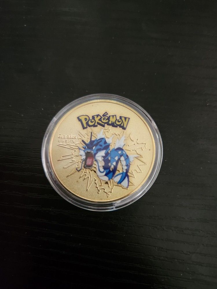 Pokemon Gyarados Gold Coin