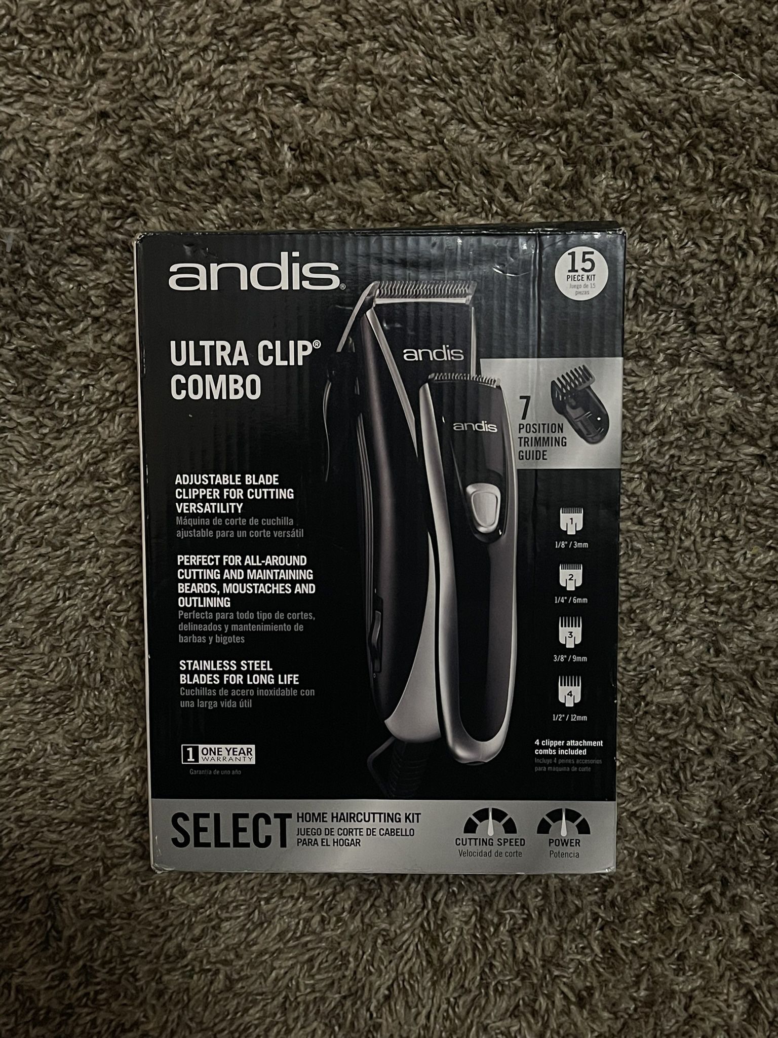 Andis Ultra Clip Combo Home Haircutting Kit