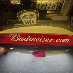 Budweiser Blimp.  Table Light