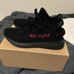 Yeezy 350 Boost Size 12 Black Red 