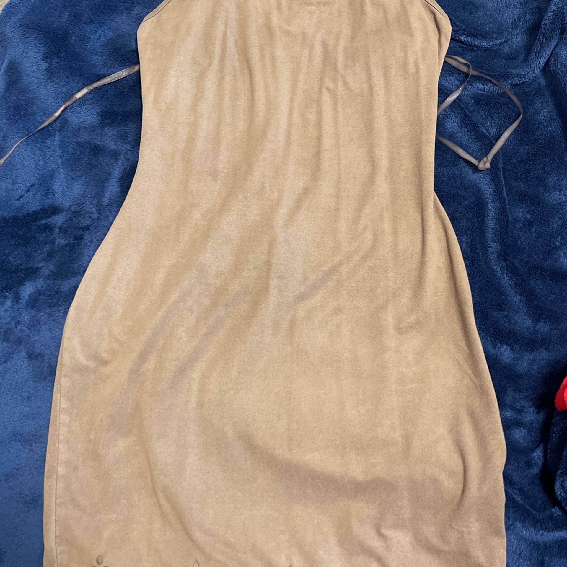 January Brown Tight Dress