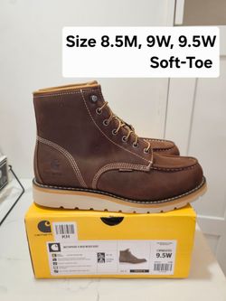 Carhartt Soft Toe Work Boots Sizes 8.5, 9, 9.5