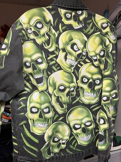 Supreme SkulSupreme Skull Pile 総柄 ジャケット Supreme Skull Pile Work Jacket (SS18) - $258