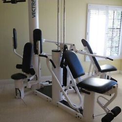 Selling a complete home gym vectra on-line 1800  Excellent condition and always stored indoors, everything works great