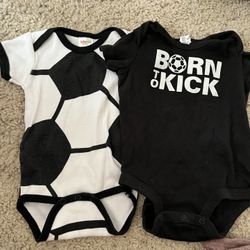 2 Soccer Onesie 