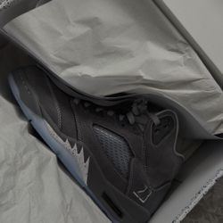 Jordan Grey Wolf 5’s Size 8
