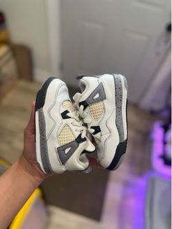 Jordan 4 White Cement 2012 Used Size 8C No box