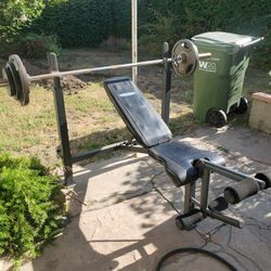 Weight Bench Setup