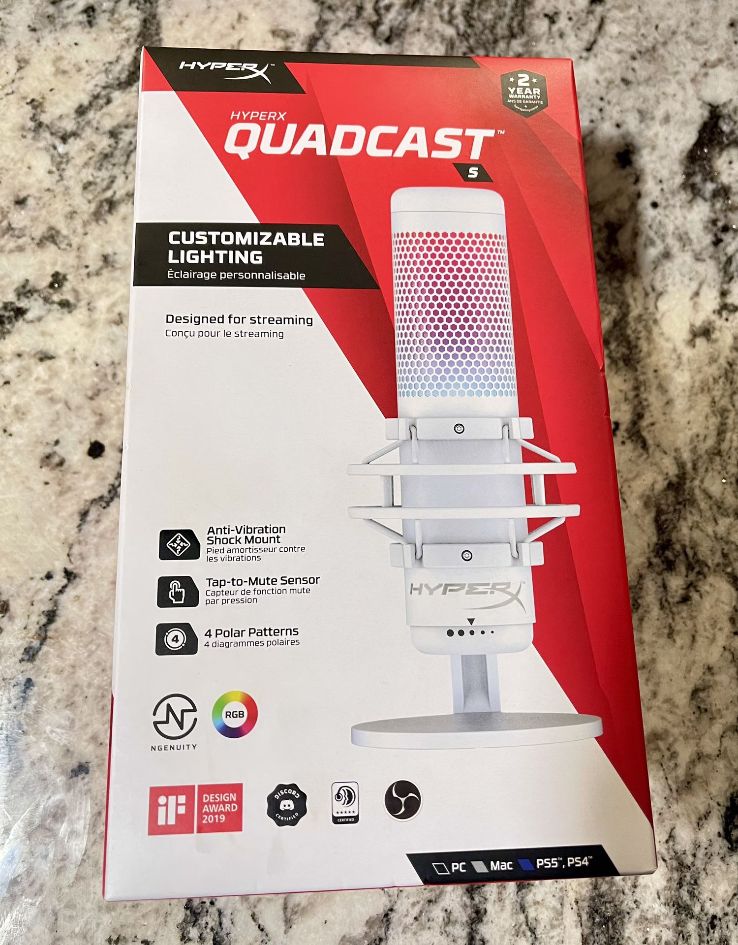 HyperX QuadCast S Microphone