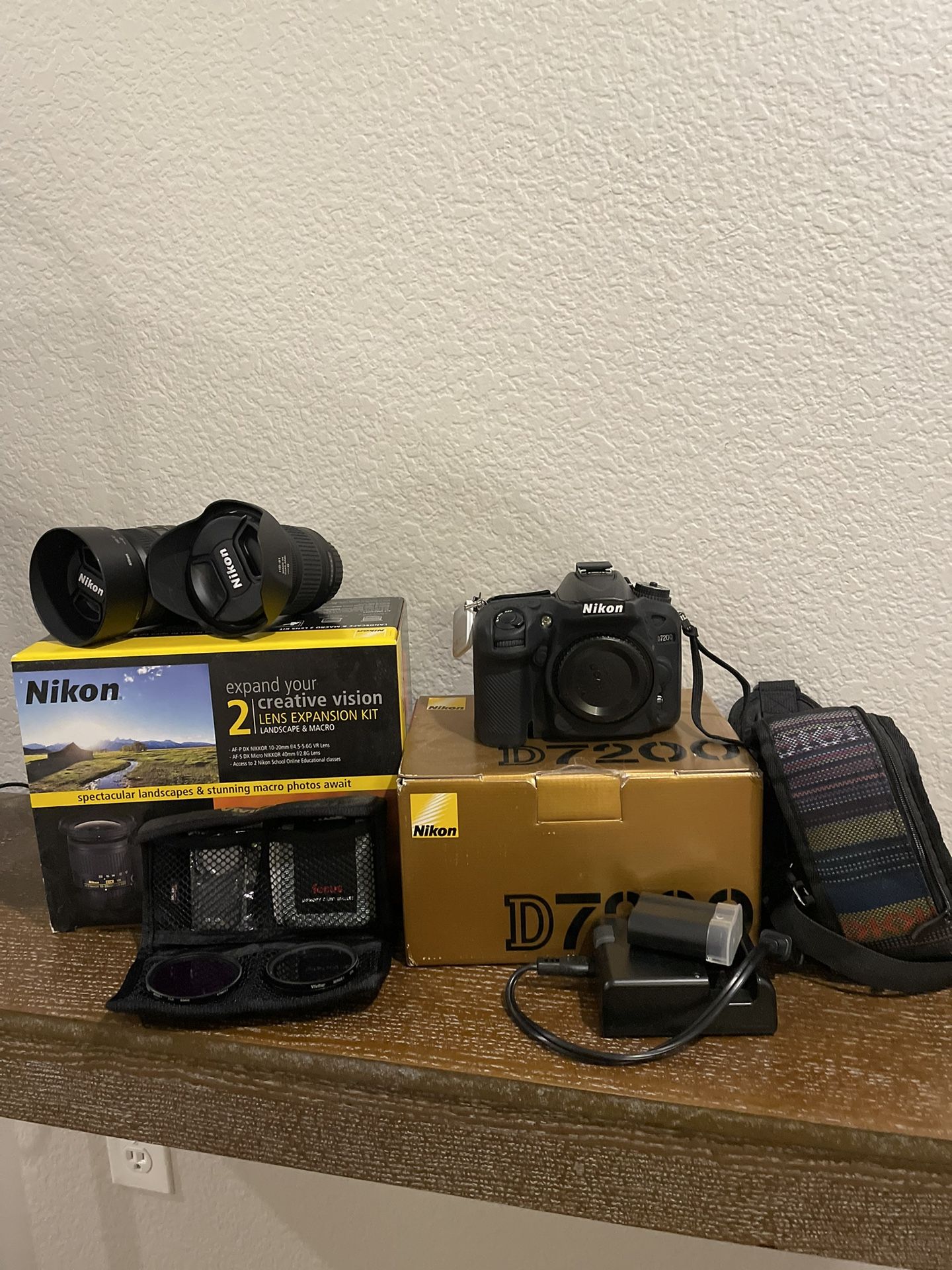 Nikon All Weather D7200 Camera With Two Lenses-DSLR