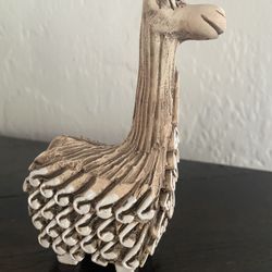 VTG Artesania Rinconada Uruguay Lama Art Pottery Figurine Signed