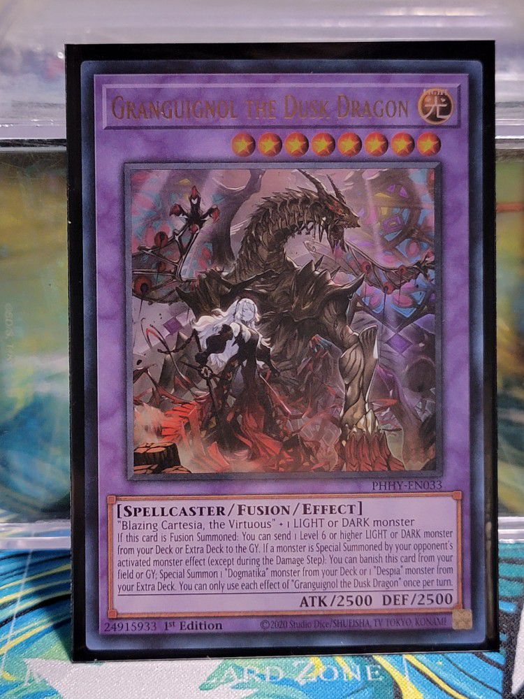 Yugioh! Granguignol the Dusk Dragon - PHHY-EN033 - Ultra Rare - 1st Edition NM