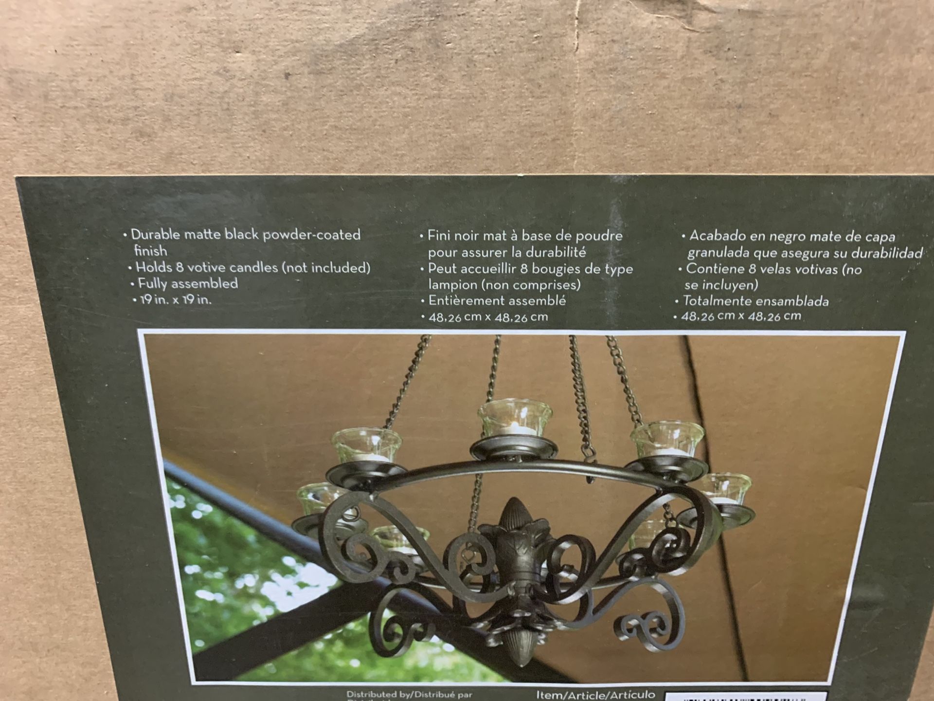 Outdoor Chandelier New in Box