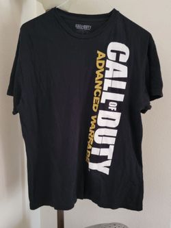 Call of Duty Advanced Warfare Game Promo Gaming T-Shirt Men's Large 2015 Black