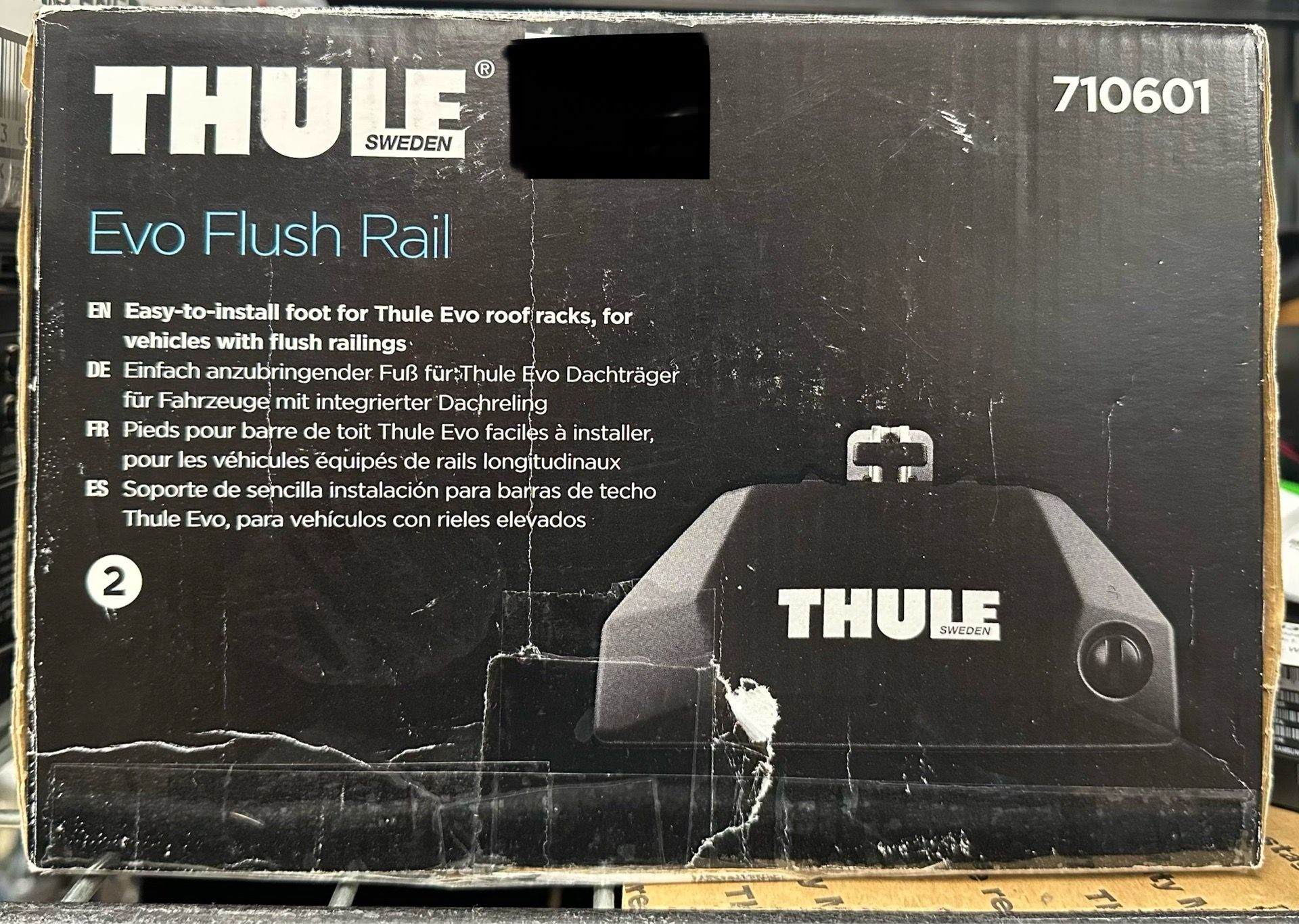 THULE EVO FLUSH RAIL FOOT PACK