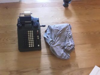 Burroughs antique adding machine