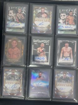 UFC Trading Cards Lot – Numbered, Refractors, Autos & More!