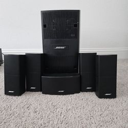 Bose Acoustimass 10 Series V Home Theater Speaker System, Black with Onkyo receiver 7.2 Channel