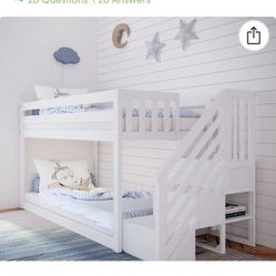 Low Twin Bunk bed 