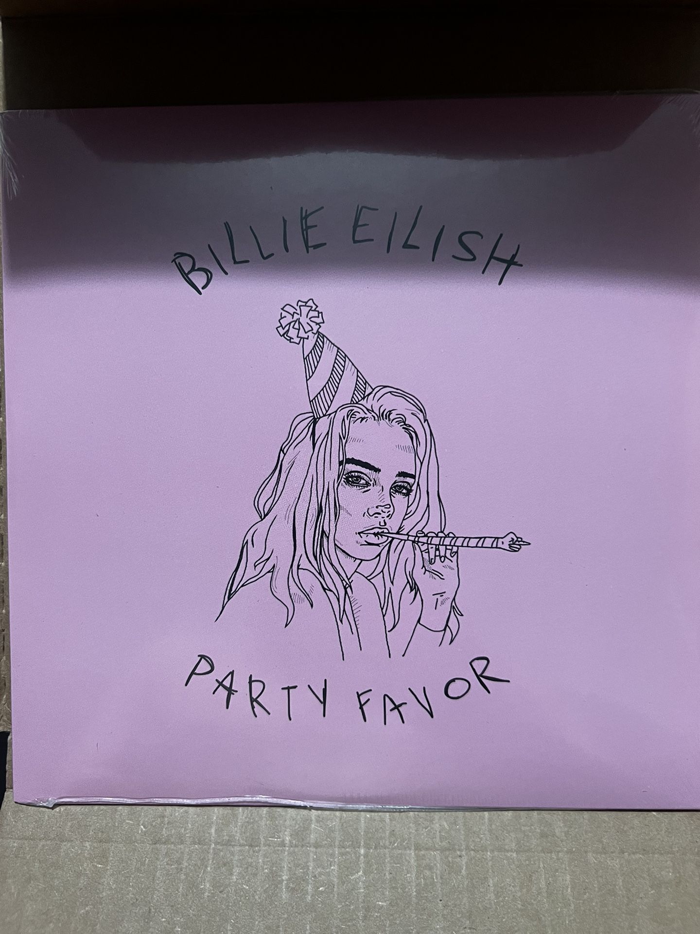 Billie Eilish Party Favor / Hotline Bling 7" Pink Vinyl Recycled In Hand SEALED