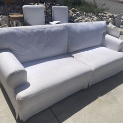 White Couch. Used. Pretty Good