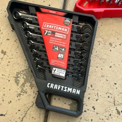 7pc Gun metal Crome Long Panel Wrench Set$30 Firm