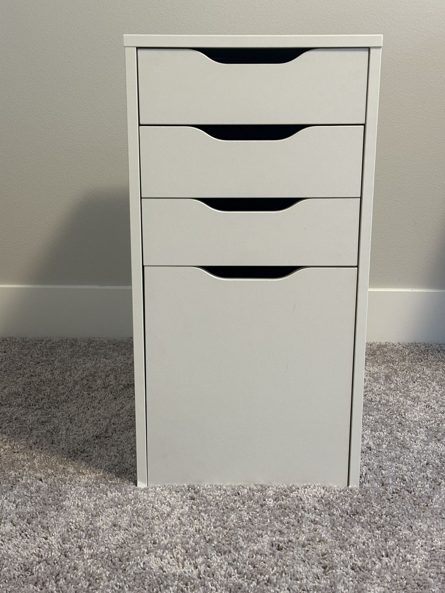 IKEA ALEX, Drawer unit/drop file storage, White