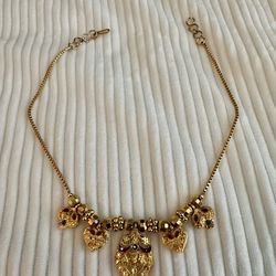 Gold Indian necklace