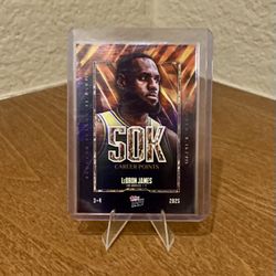 2025 LeBron James Topps Sports Card