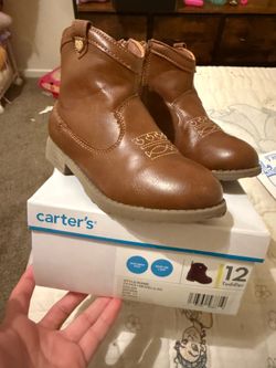 Littlegirl cow girl boots size 12c