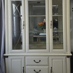 Off White China Cabinet
