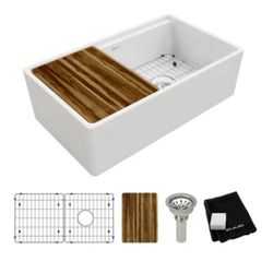 Elkay Farmhouse Fireclay Kitchen Sink 33”