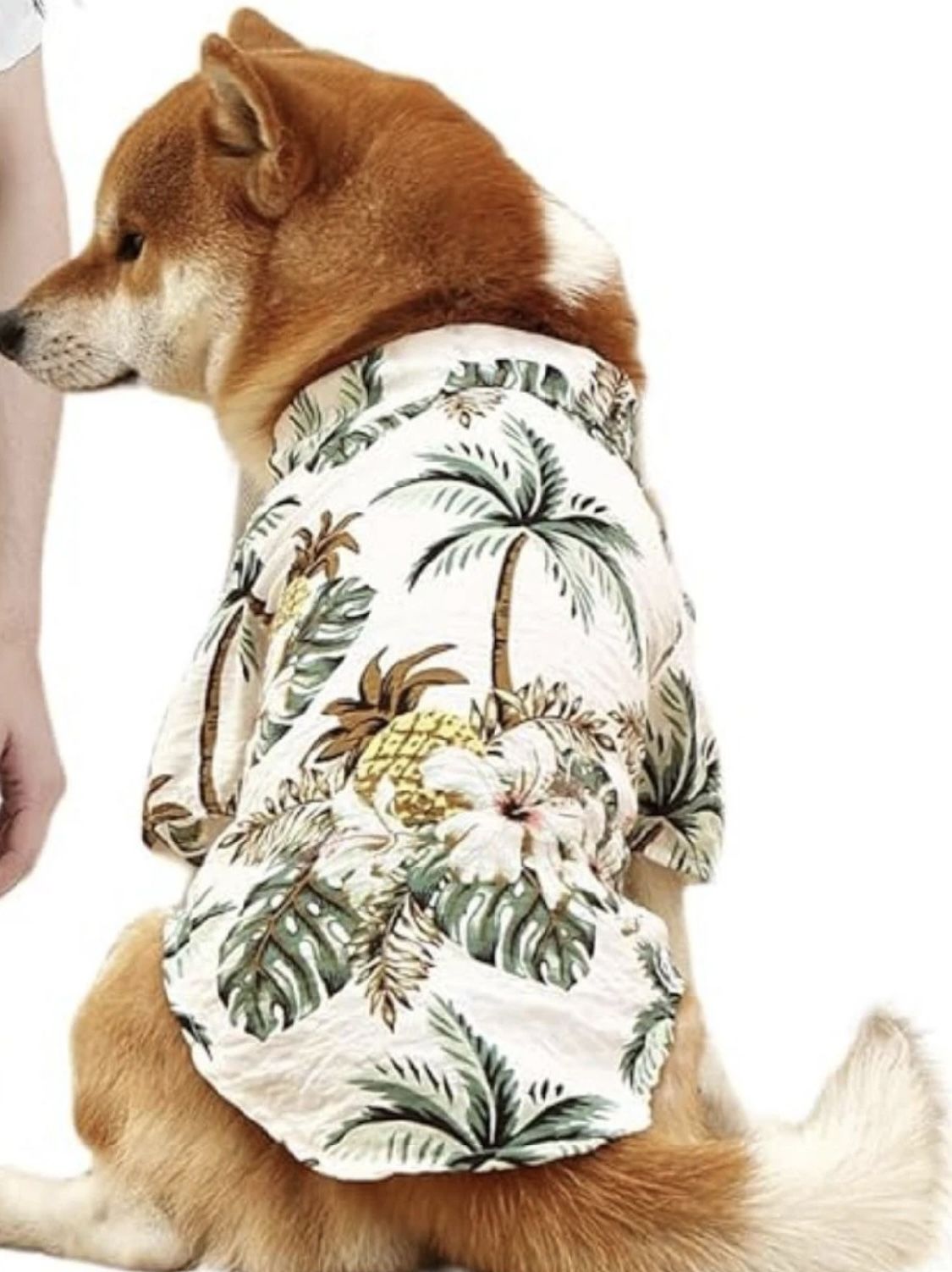 NEW Hawaiian Dog Cat Pet Shirt Size Small New, Open Package Size Small 2-5 Pounds, 14" Chest