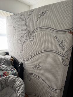 King mattress and steel frame
