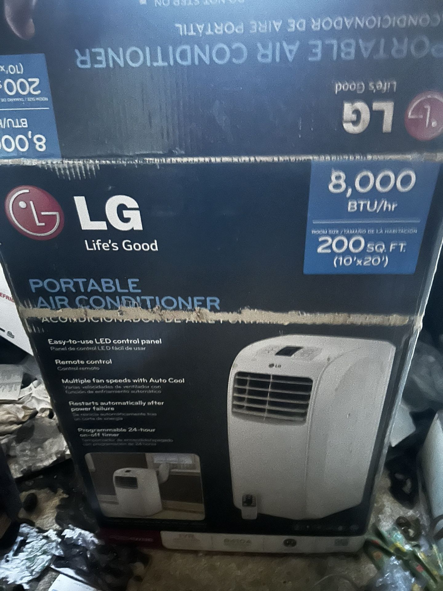 8000 BTU Portable Ac