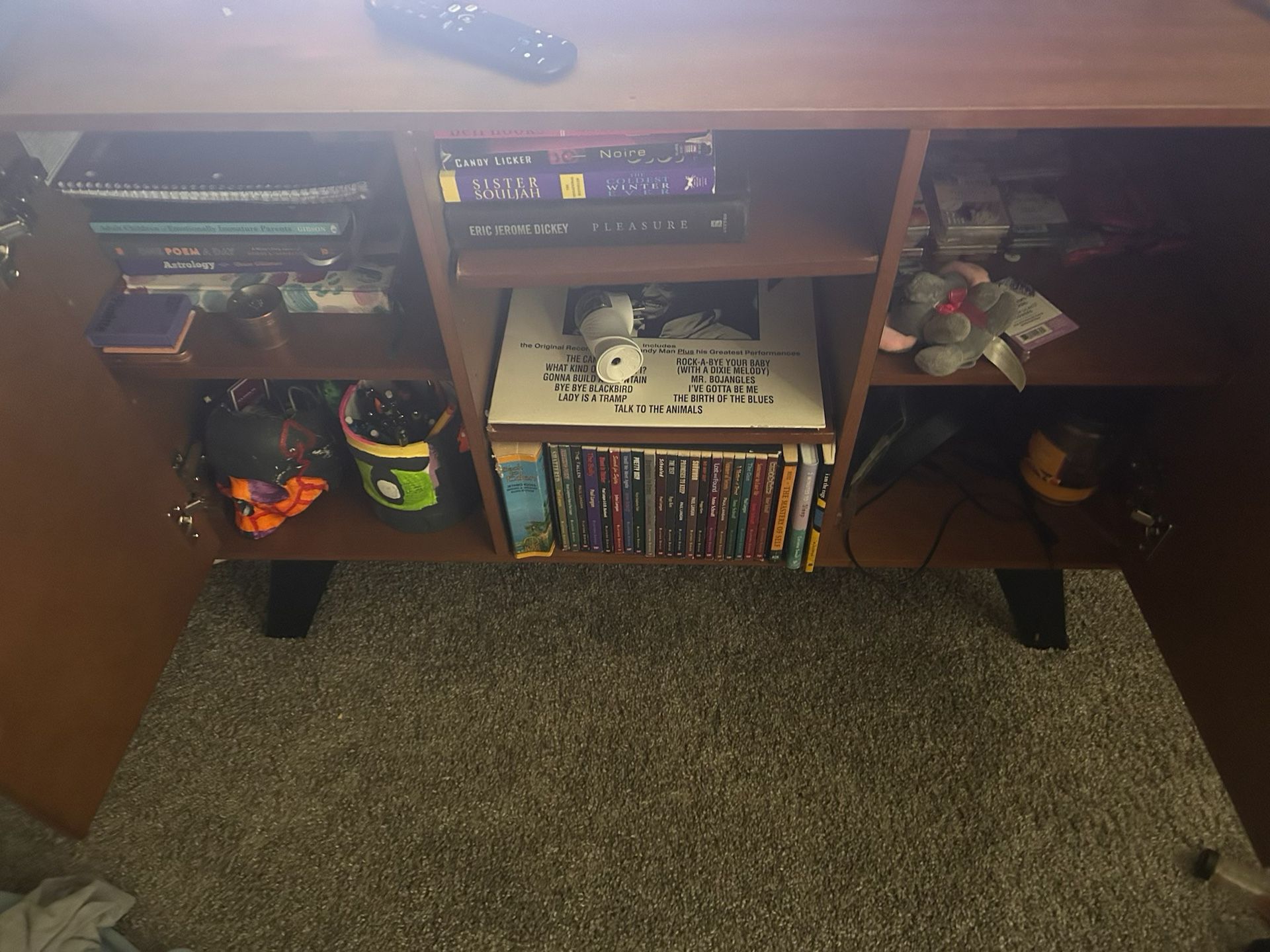 Wooden Tv Stand W Storage 